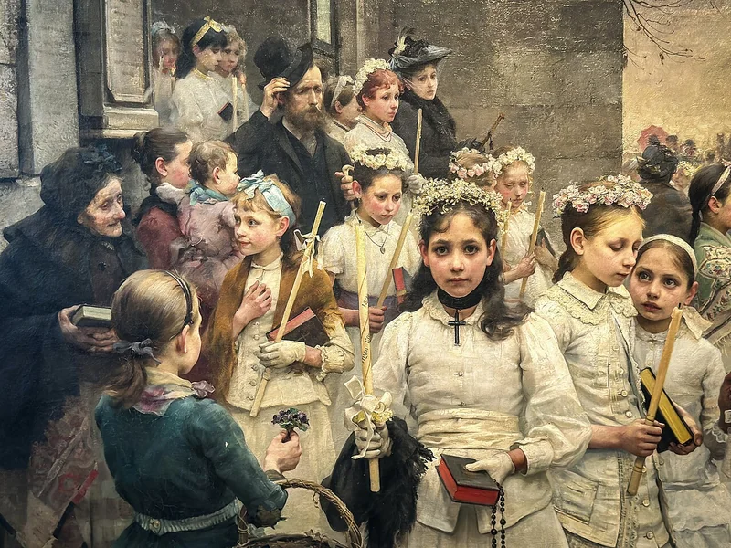 1859-Carl Frithjof Smith - Primo piano dopo la Prima Comunione